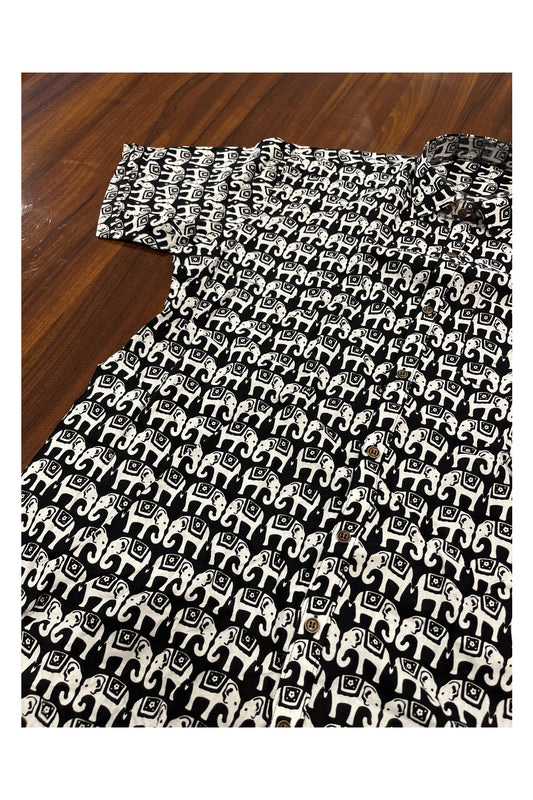 Southloom Jaipur Pure Cotton Printed Shirt For Men (5XL)