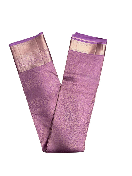 Southloom Pure Handloom Bridal Kanchipuram Silk Saree with Korvai Work