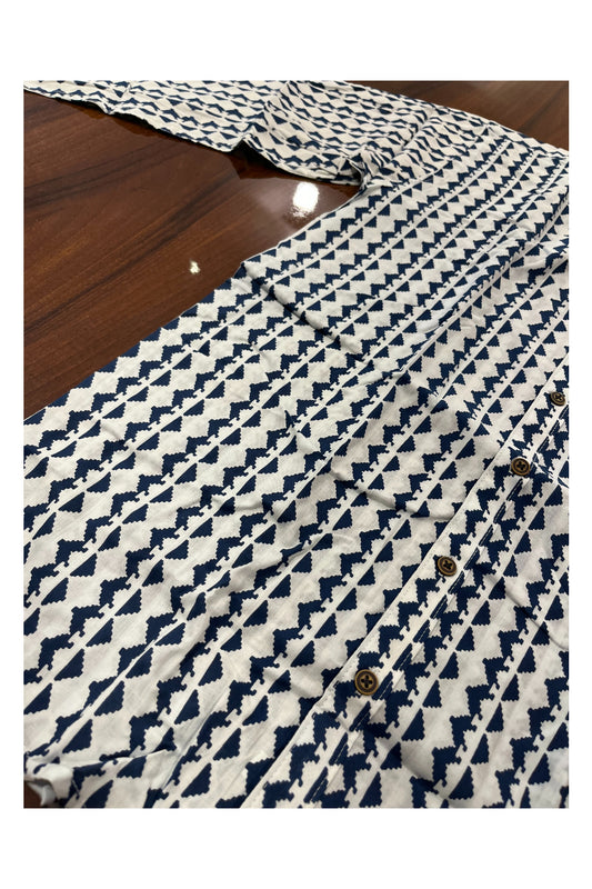 Southloom Jaipur Pure Cotton  Printed Shirt For Men (Medium)