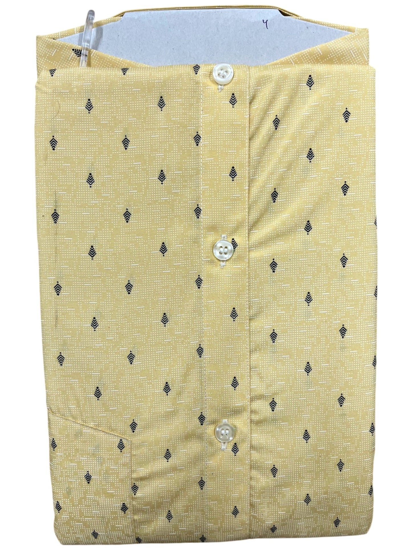 Southloom Pure Cotton Yellow Lines Shirt SLSHIRT 48 FS