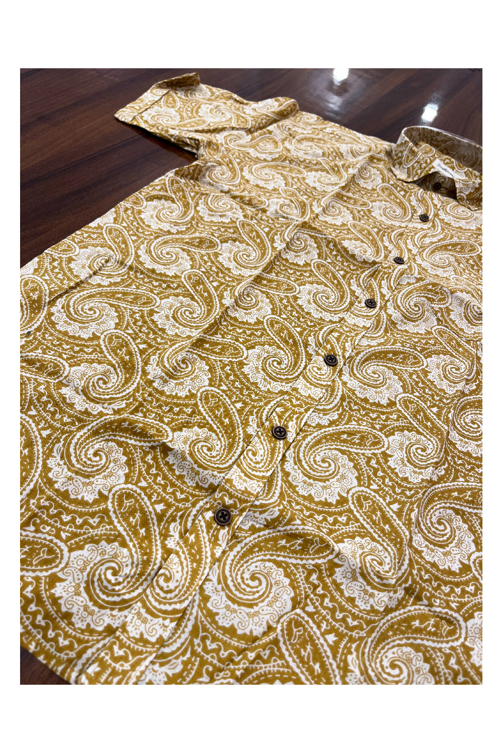 Southloom Jaipur Pure Cotton Printed Shirt For Men (XL)