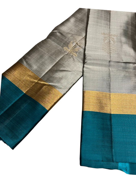 Southloom Pure Handloom Kanchipuram Silk Saree with Butta Work