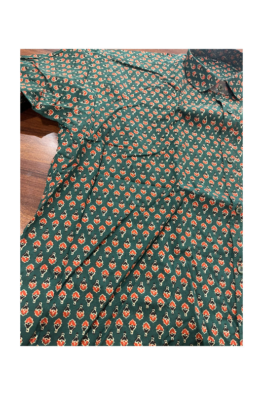 Southloom Jaipur Pure Cotton Printed Shirt For Men (5XL)