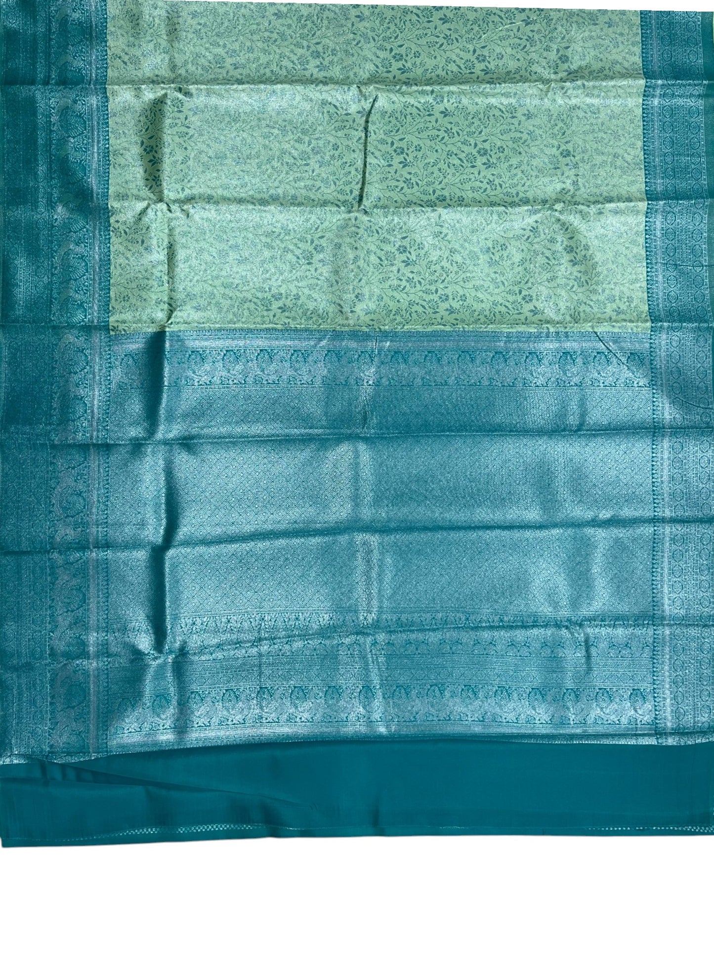 Southloom Tissue Silk Saree with Woven Work on Body and Borders