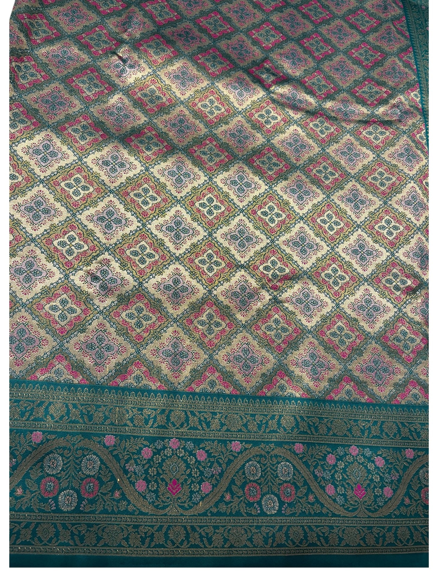 Southloom Semi Silk Saree with Woven Work on Body and Borders