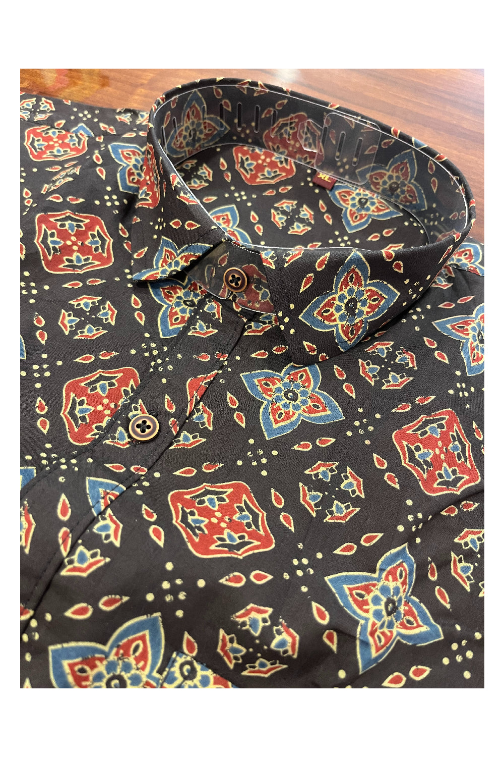 Southloom Jaipur Pure Cotton Printed Shirt For Men (XL)