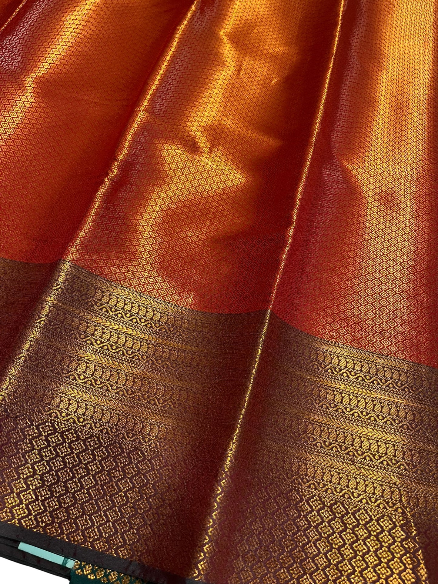 Southloom Semi Silk Brocade Bridal Saree With Woven Borders