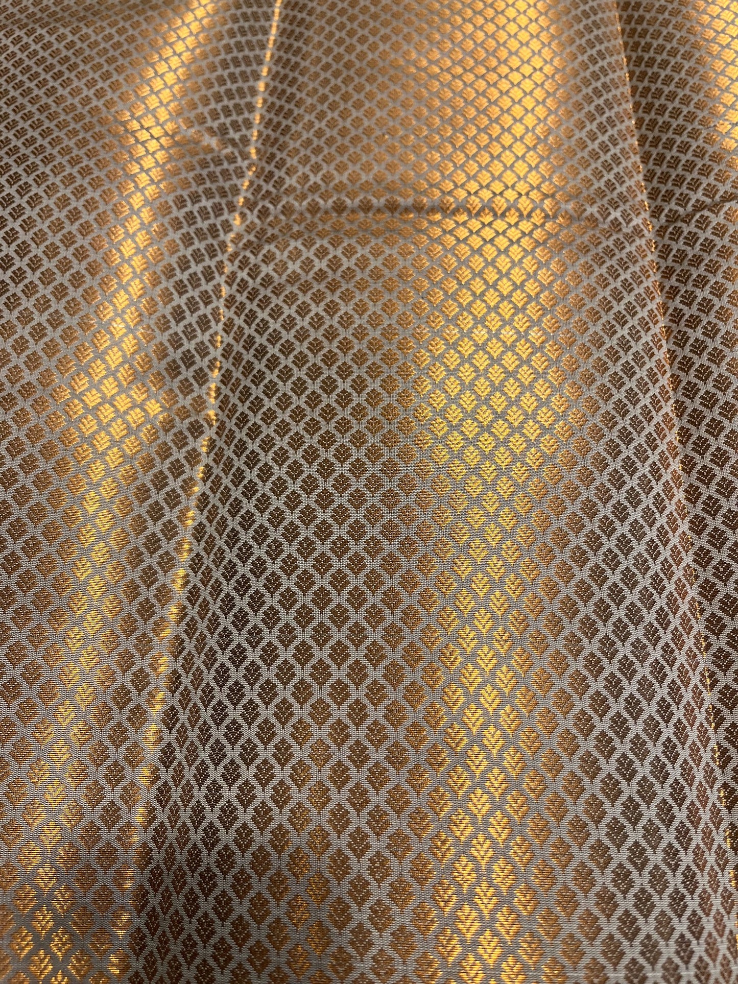 Southloom Premium Semi Silk Zari Work Brocade Saree in Bridal Grey with Matching Pallu