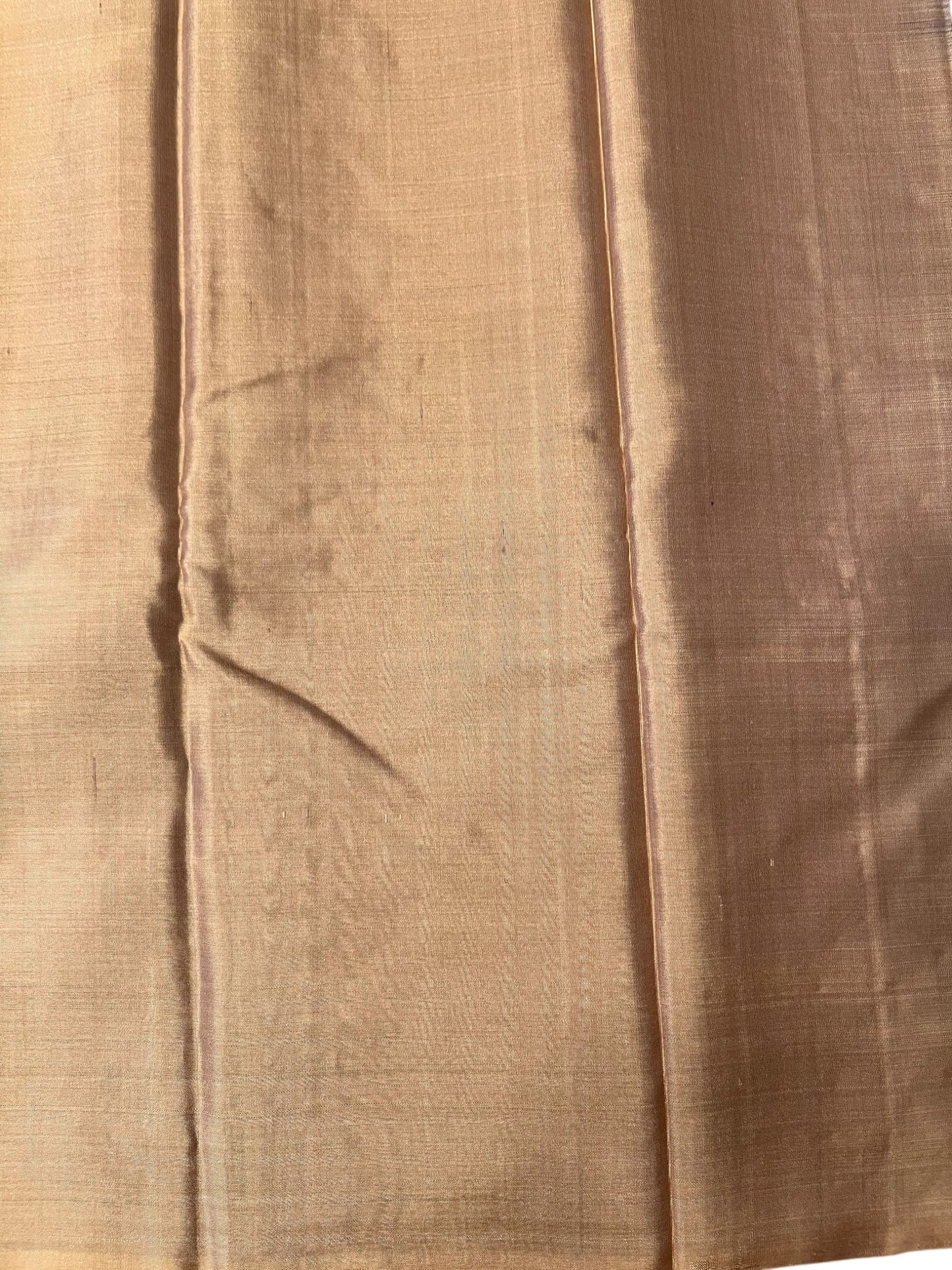 Southloom Pure Handloom Bridal Kanchipuram Silk Saree with Korvai Work (Blue & Beige)