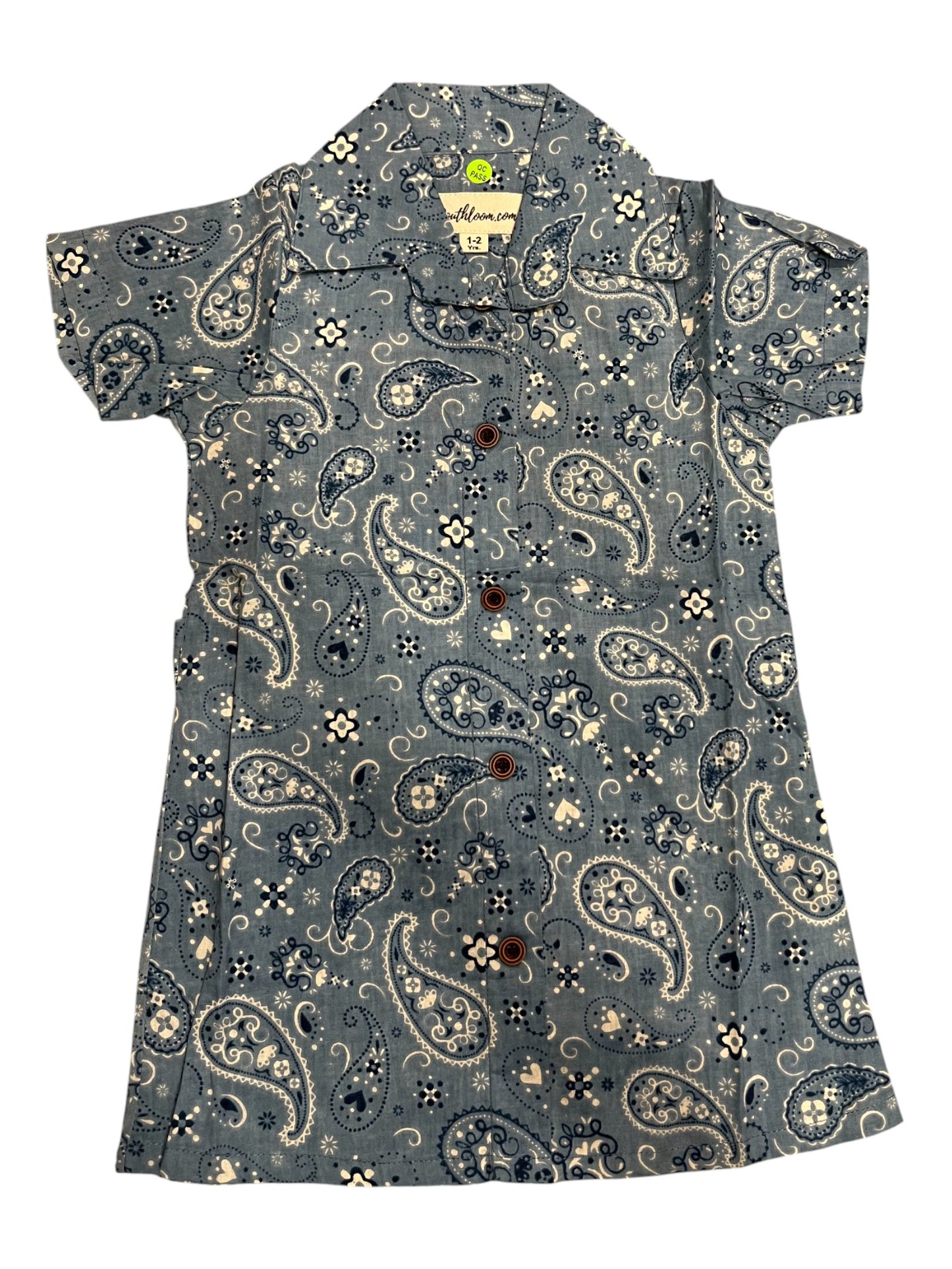 Southloom Pure Cotton Jaipur Printed Frocks for Girls (Age 1-2)