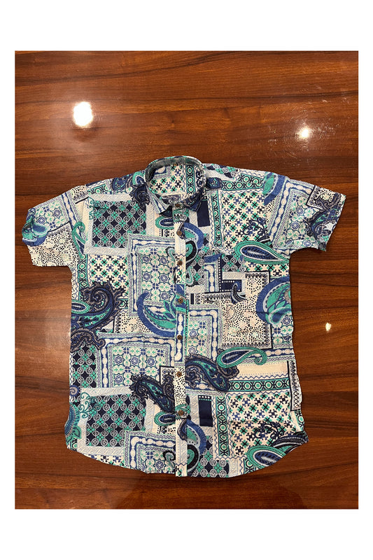 Southloom Jaipur Pure Cotton Printed Shirt For Men (3XL)
