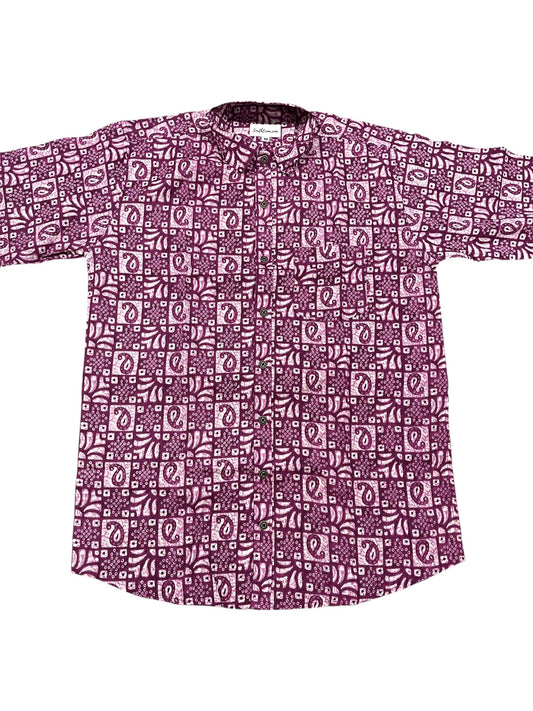 Southloom Jaipur Pure Cotton Block Printed Shirt for Men (Medium)