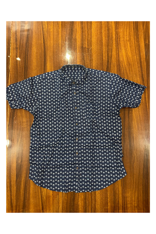 Southlooom Jaipur Pure Cotton Printed Shirt For Men (4XL)