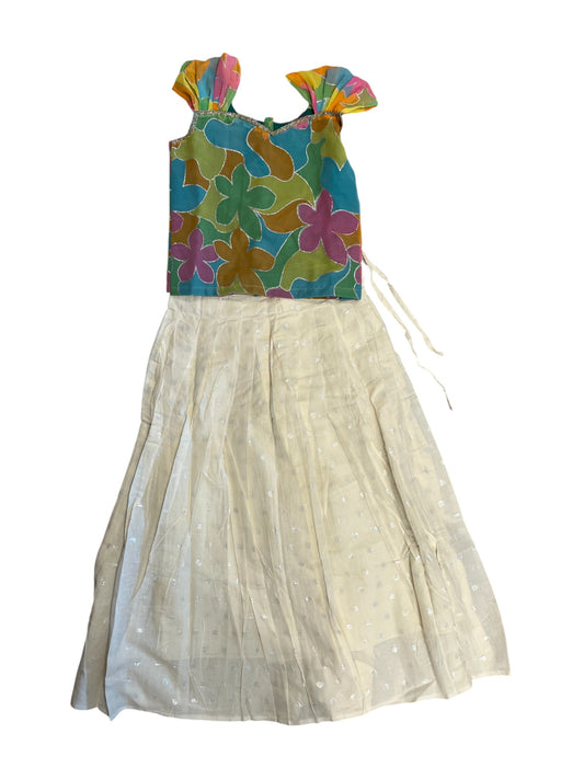 Southloom Kerala Cotton Pavada Blouse for Kids