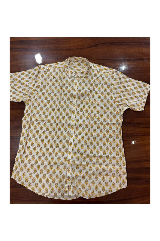 Southloom Jaipur Pure Cotton Printed Shirt For Men (5XL)