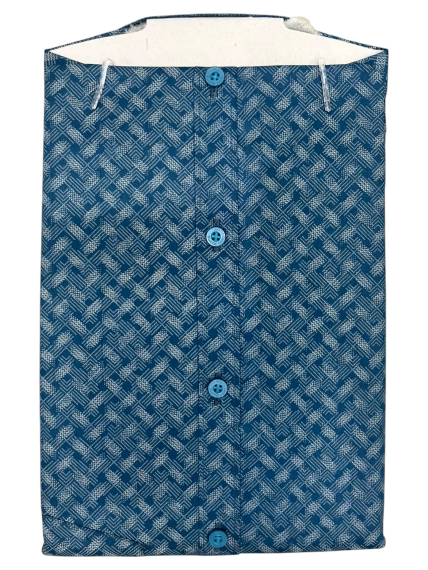 Southloom Pure Cotton Blue Printed Shirt SLSHIRT 40HS