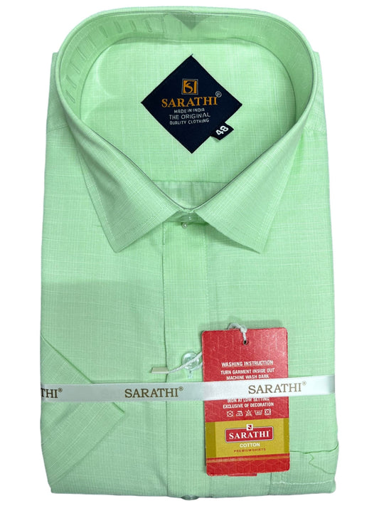 Southloom Pure Cotton Green Shirt SLSHIRT 48 HS