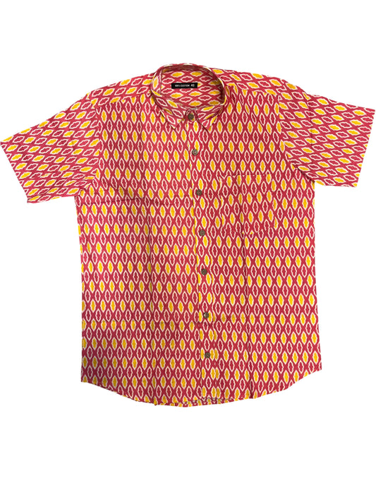 Southloom Jaipur Pure Cotton Printed Shirt For Men (Large)