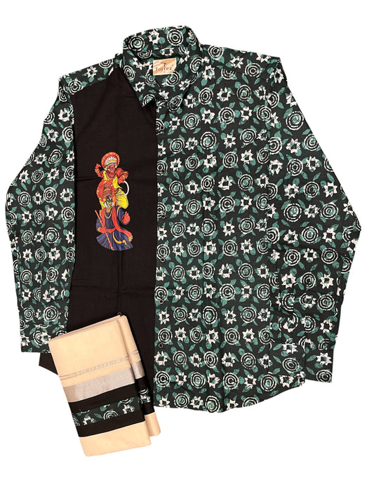 Southloom Stylish & Classy Budget Combo Shirt + Mundu for Men