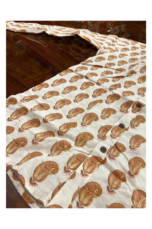 Southloom Jaipur Pure Cotton Printed Shirt For Men (Medium)