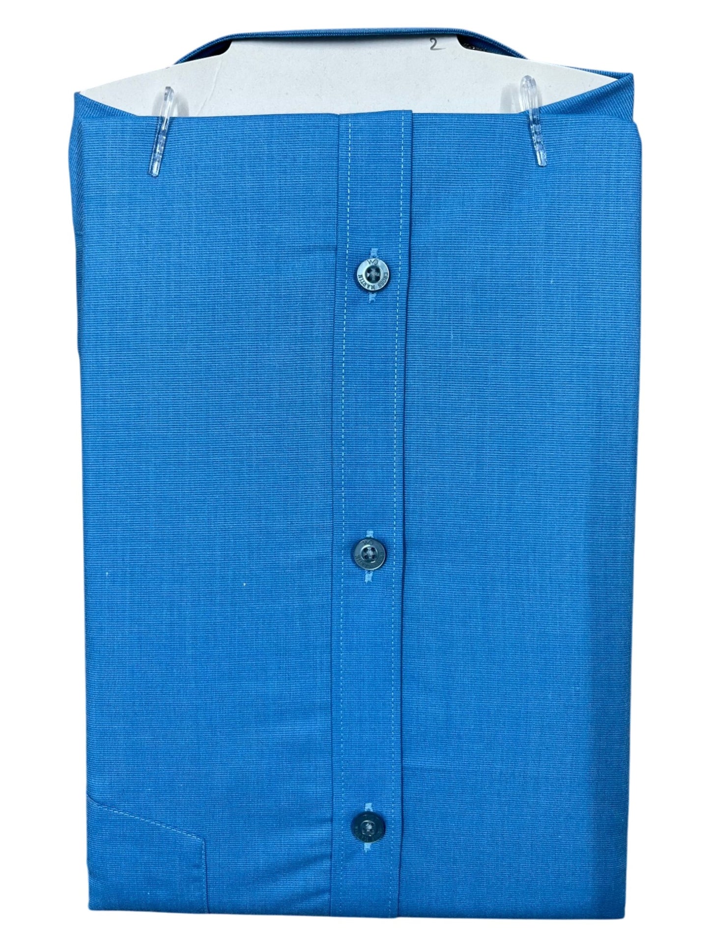 Southloom Pure Cotton Blue Plain Shirt SLSHIRT 46 HS