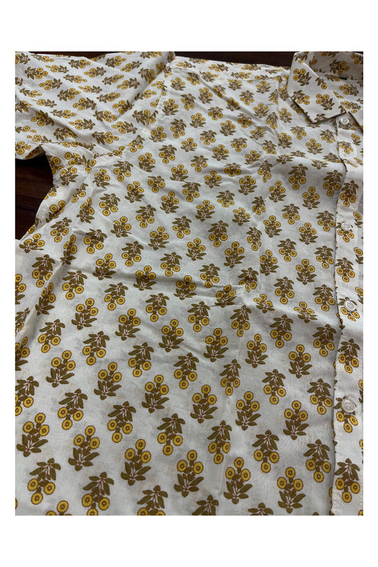 Southloom Jaipur Pure Cotton Printed Shirt For Men (5XL)