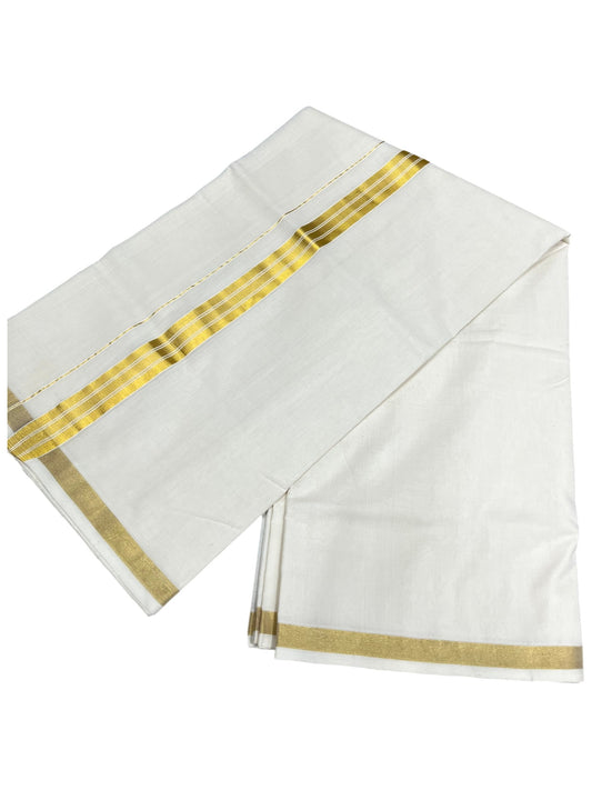 Southloom Super Premium Balaramapuram Handloom Cotton Saree with Gold Kasavu and Border