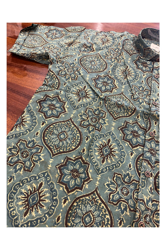 Southloom Jaipur Pure Cotton Printed Shirt For Men (XL)