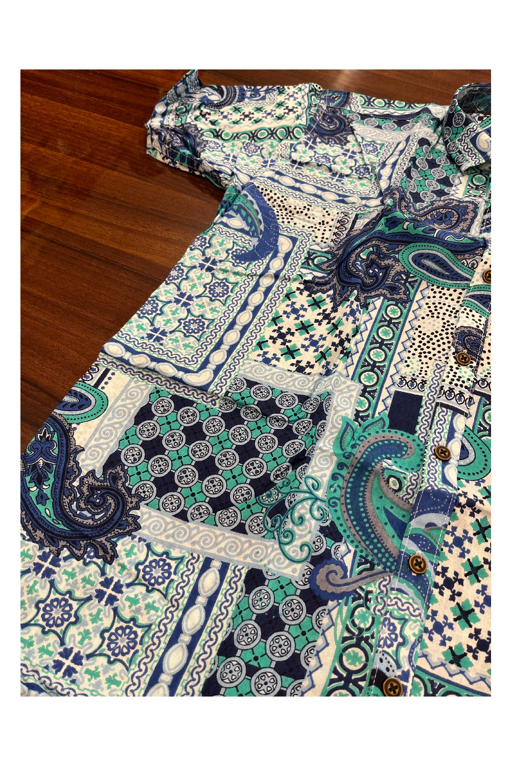 Southloom Jaipur Pure Cotton Printed Shirt For Men (Medium)