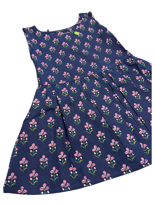 Southloom Pure Cotton Jaipur Printed Frocks for Girls (Age 1-2)