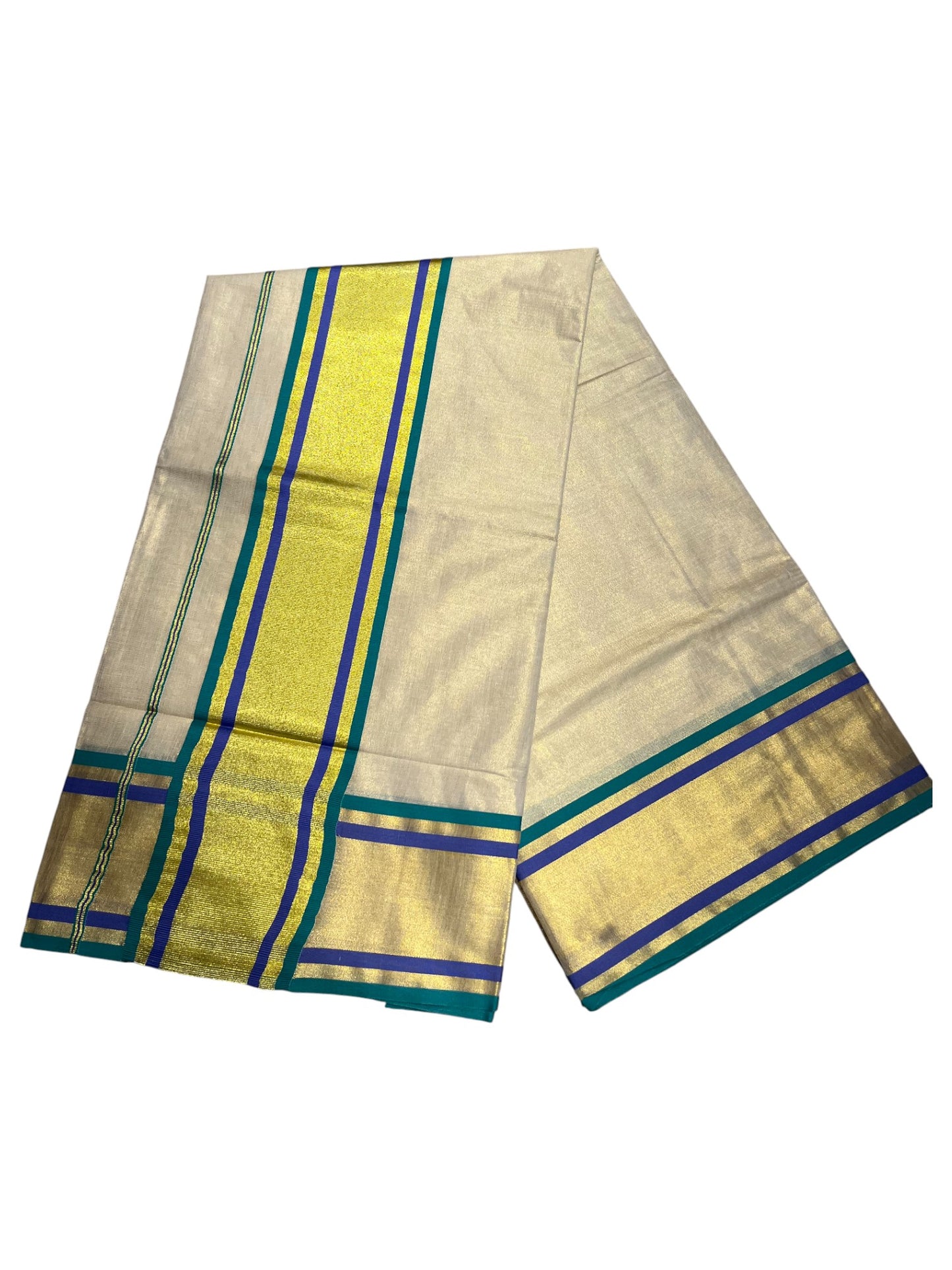 Southloom Kerala Tissue Kasavu Saree