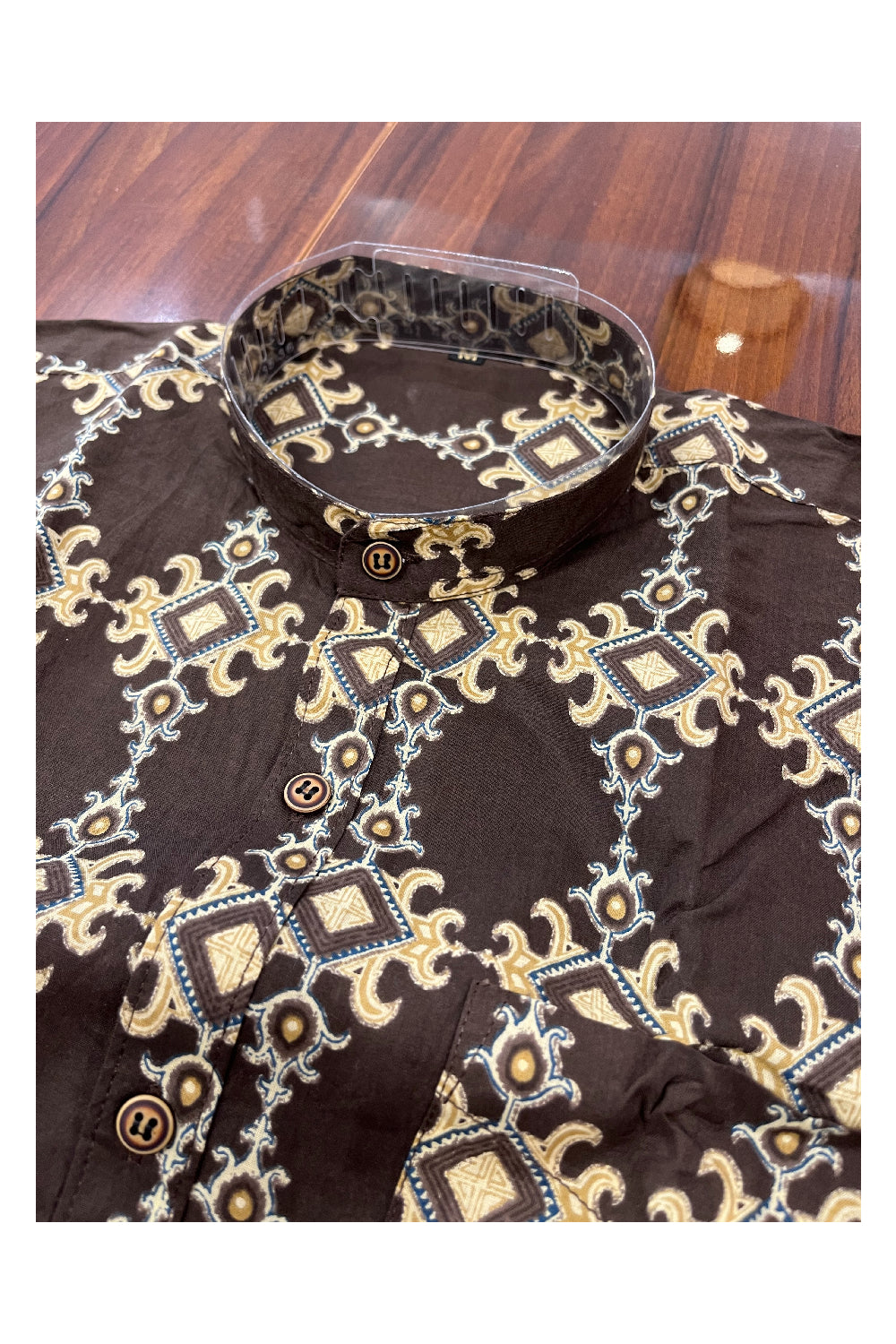 Southloom Jaipur Pure Cotton  Printed Shirt For Men (Medium)