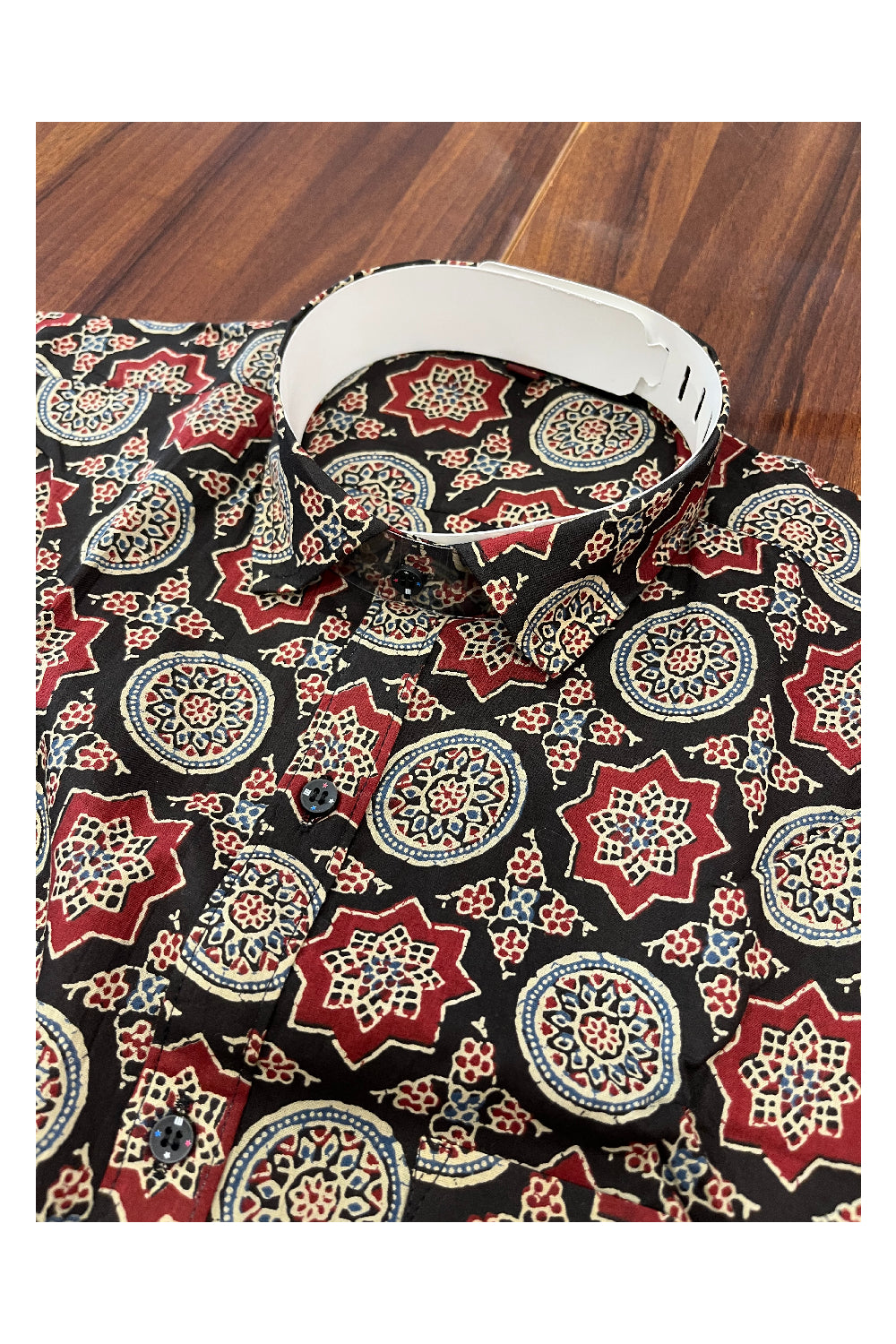 Southloom Jaipur Pure Cotton Printed Shirt For Men (Medium)