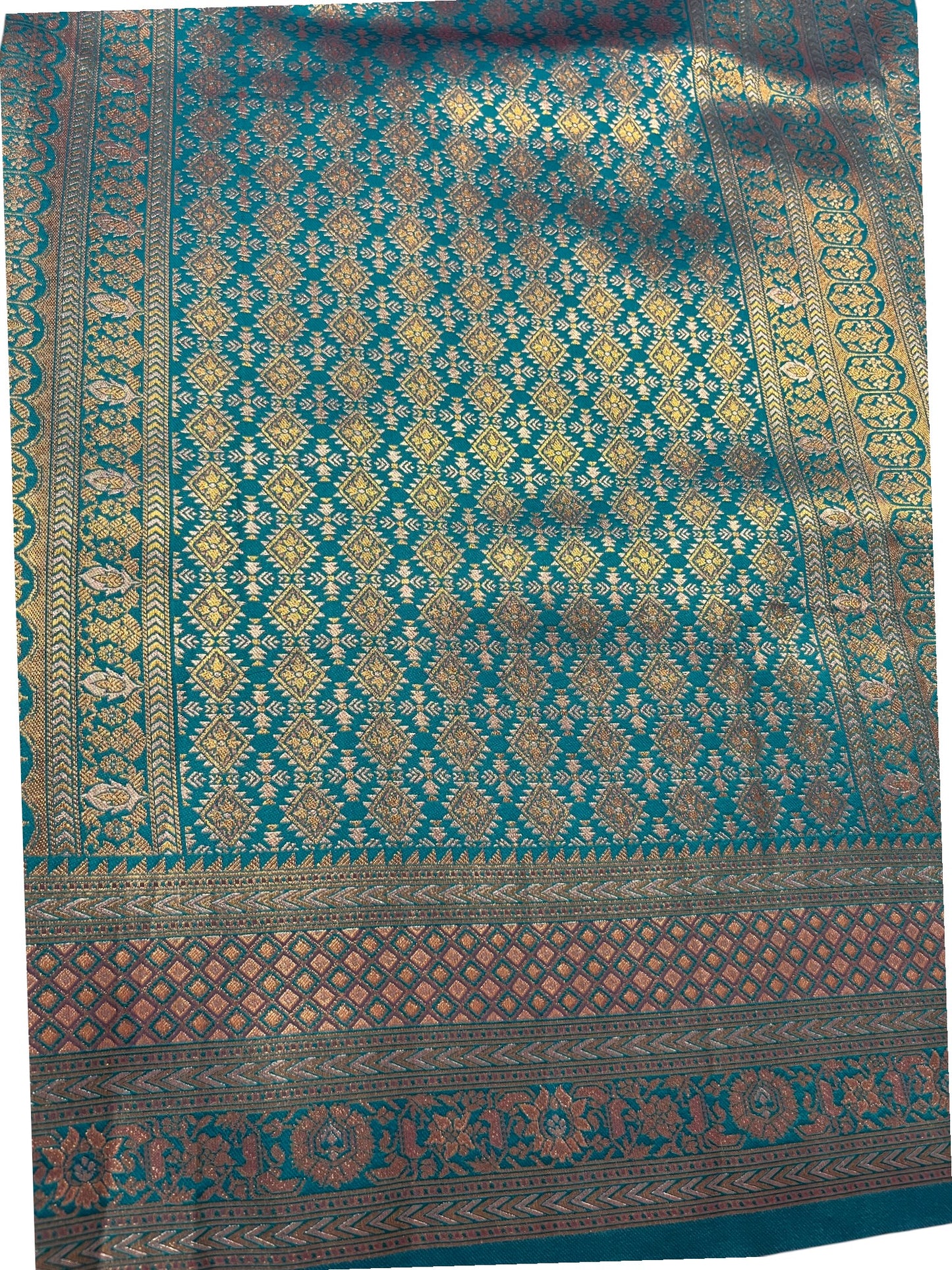 Southloom Semi Silk Saree with Woven Work on Body and Borders
