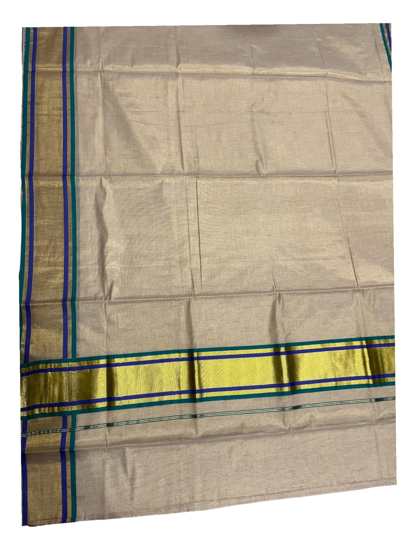 Southloom Kerala Tissue Kasavu Saree