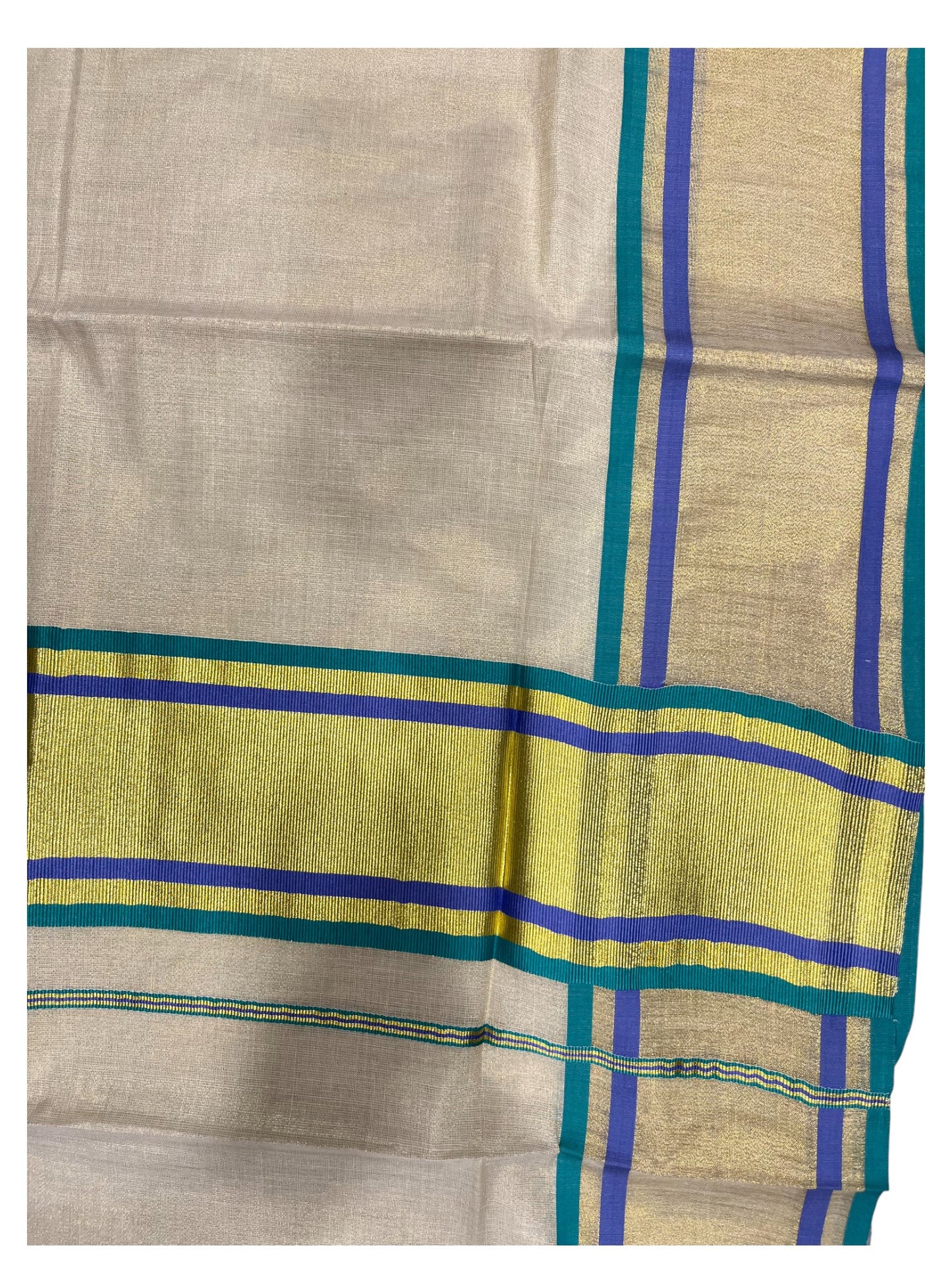 Southloom Kerala Tissue Kasavu Saree