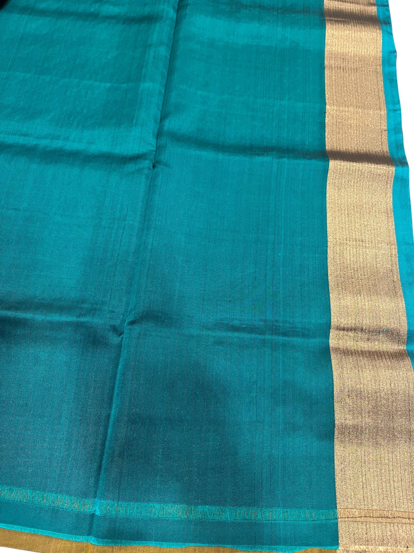 Southloom Pure Handloom Kanchipuram Silk Saree with Butta Work (Brown & Green)