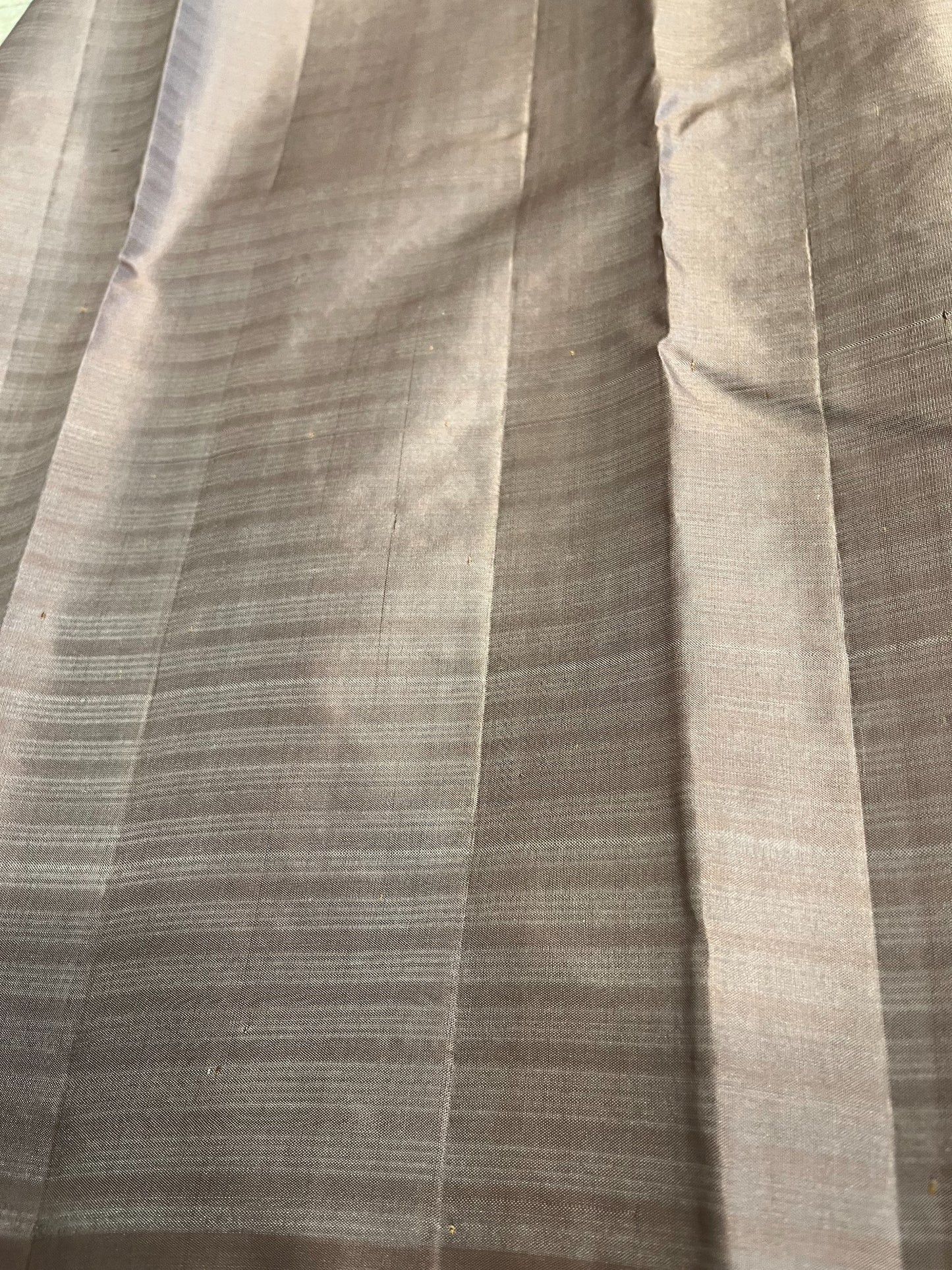 Southloom Pure Handloom Bridal Kanchipuram Silk Saree with Korvai Work (Green & Grey)