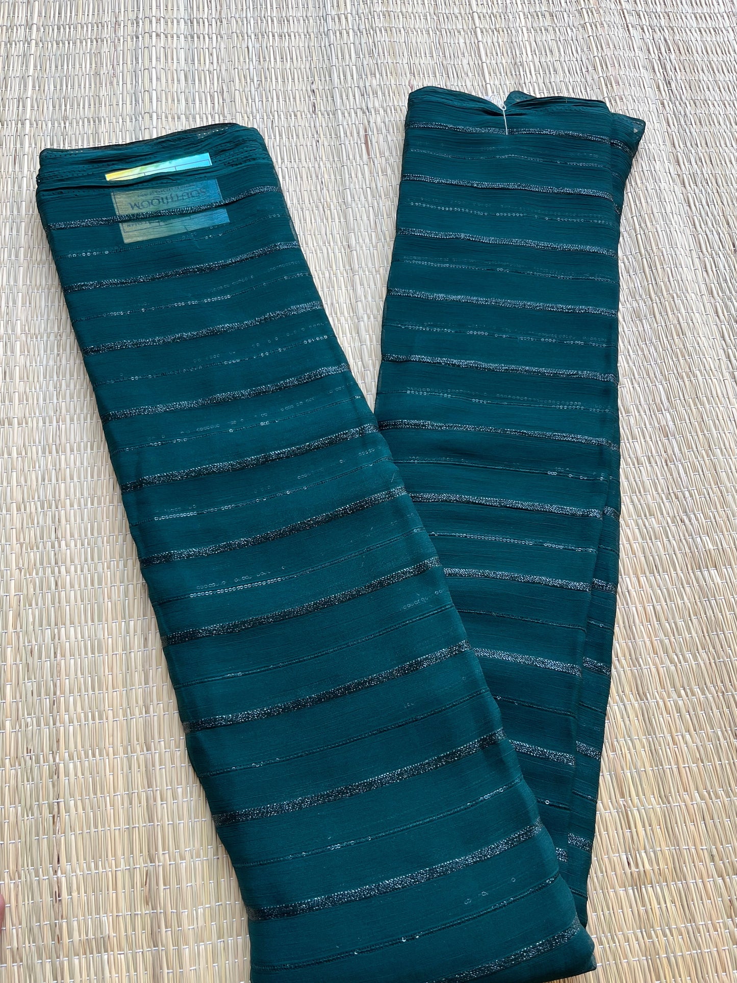 Vichithra Silks Green Colour Saree SL191