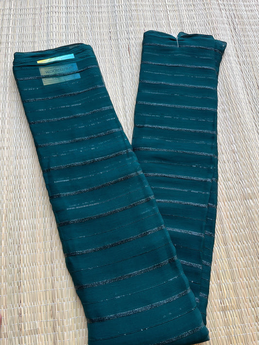 Vichithra Silks Green Colour Saree SL191