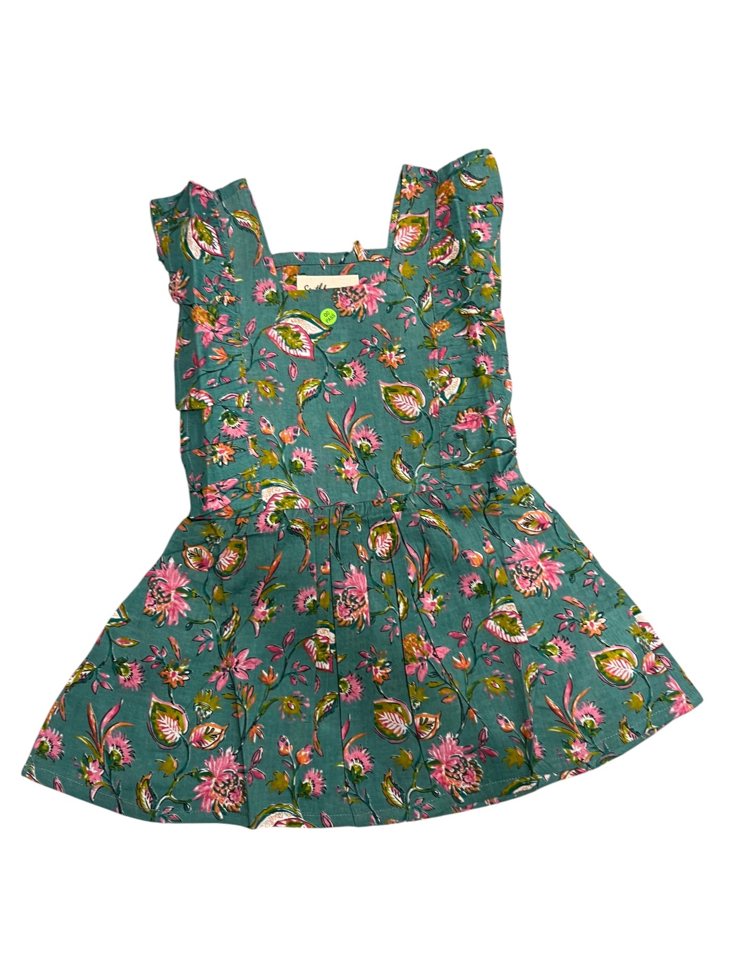 Southloom Pure Cotton Jaipur Printed Frocks for Girls (Age 1-2)