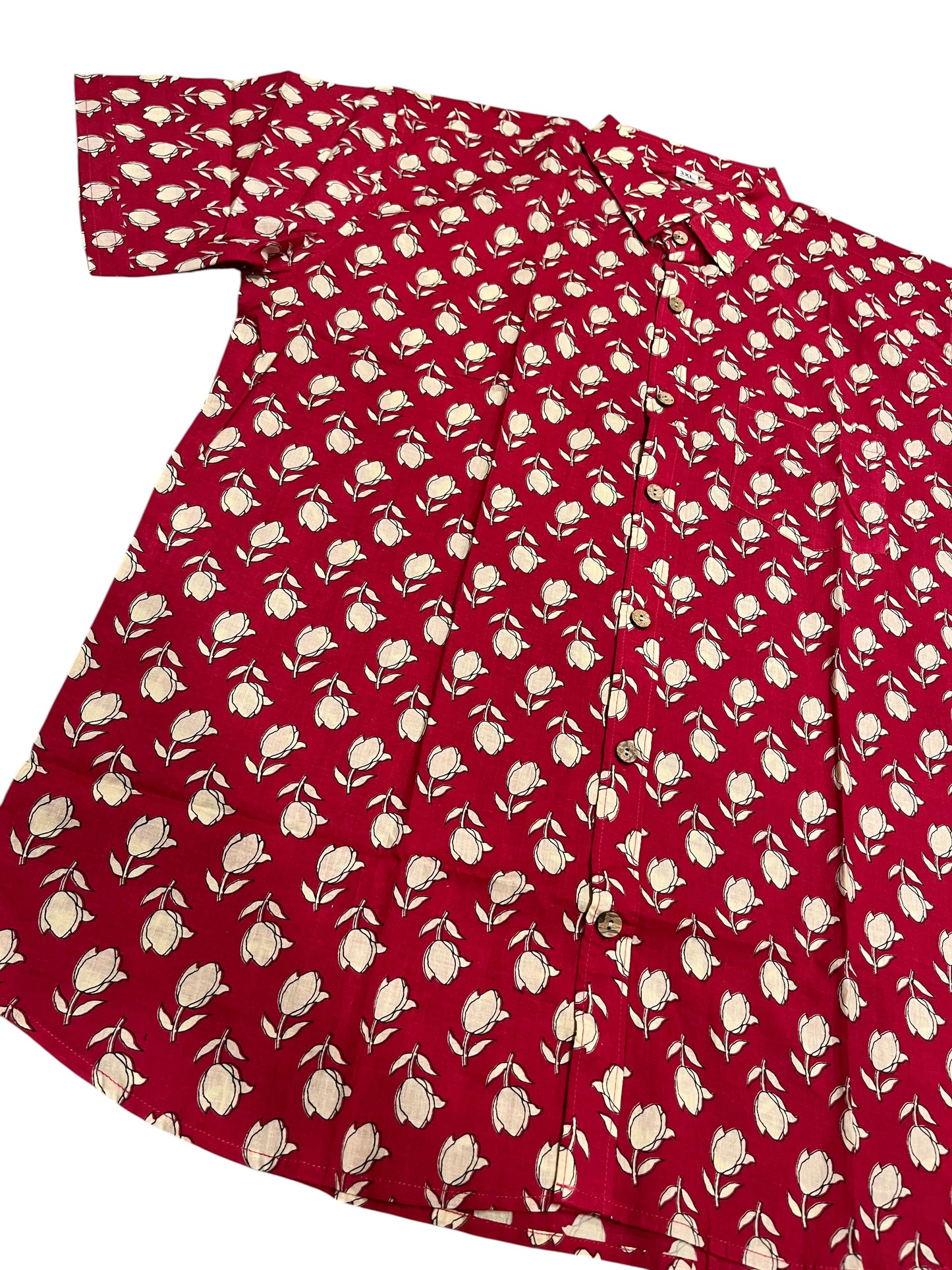Southloom Jaipur Pure Cotton Printed Shirt For Men (3XL)