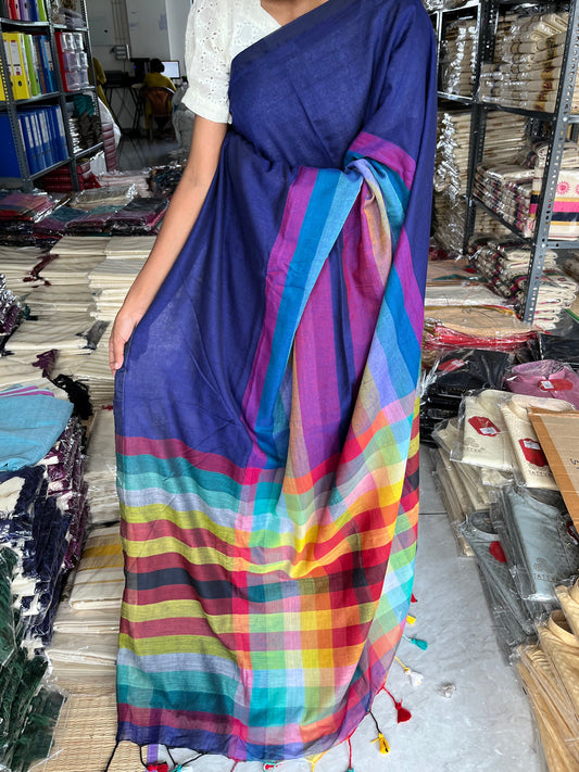 Kerala Mulcotton Soft Fabric Saree SL215