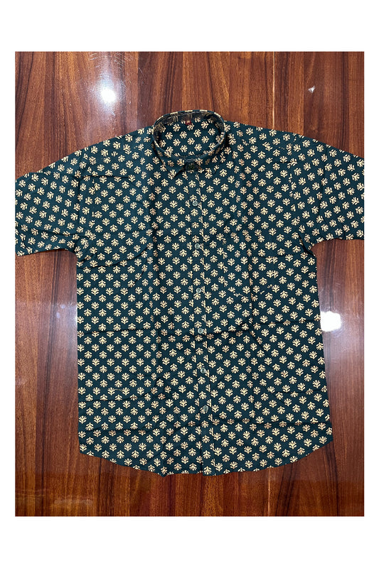 Southloom Jaipur Pure Cotton Printed Shirt For Men (Medium)