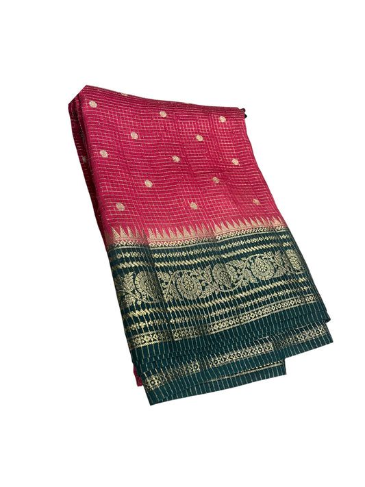 Southloom Banarasi Semi Silk Saree with Woven Work on Body