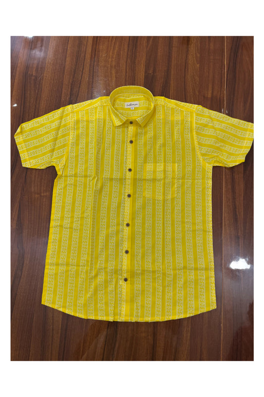 Southloom Jaipur Pure Cotton Printed Shirt For Men (Large)