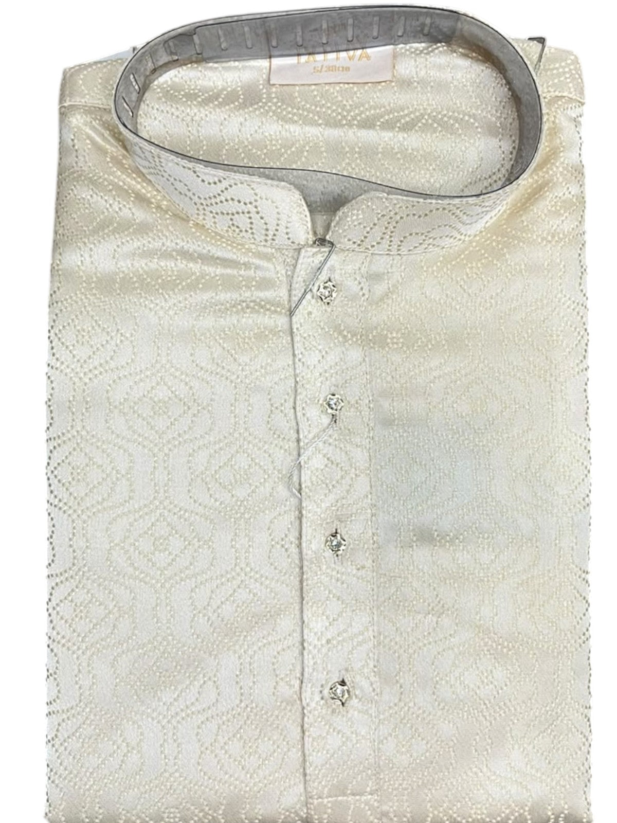 Southloom Woven Patterns Semi Silk Long Kurta for Men SL591