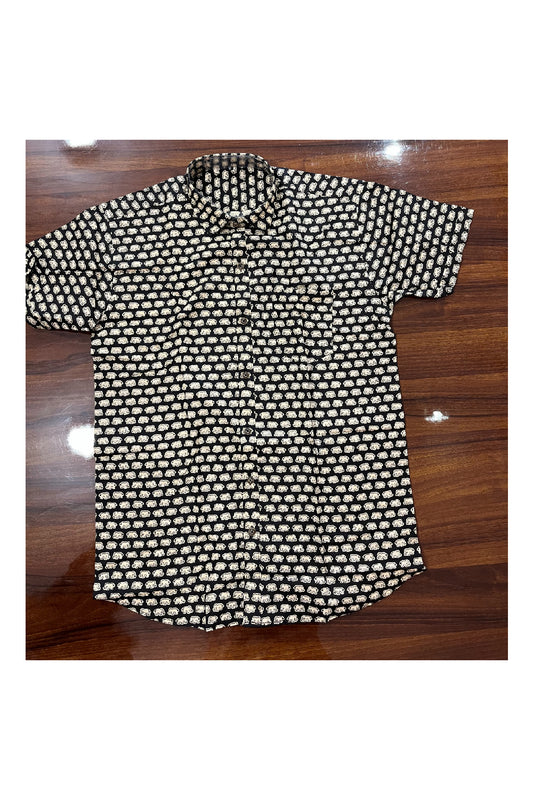 Southloom Jaipur Pure Cotton Printed Shirt For Men (Medium)