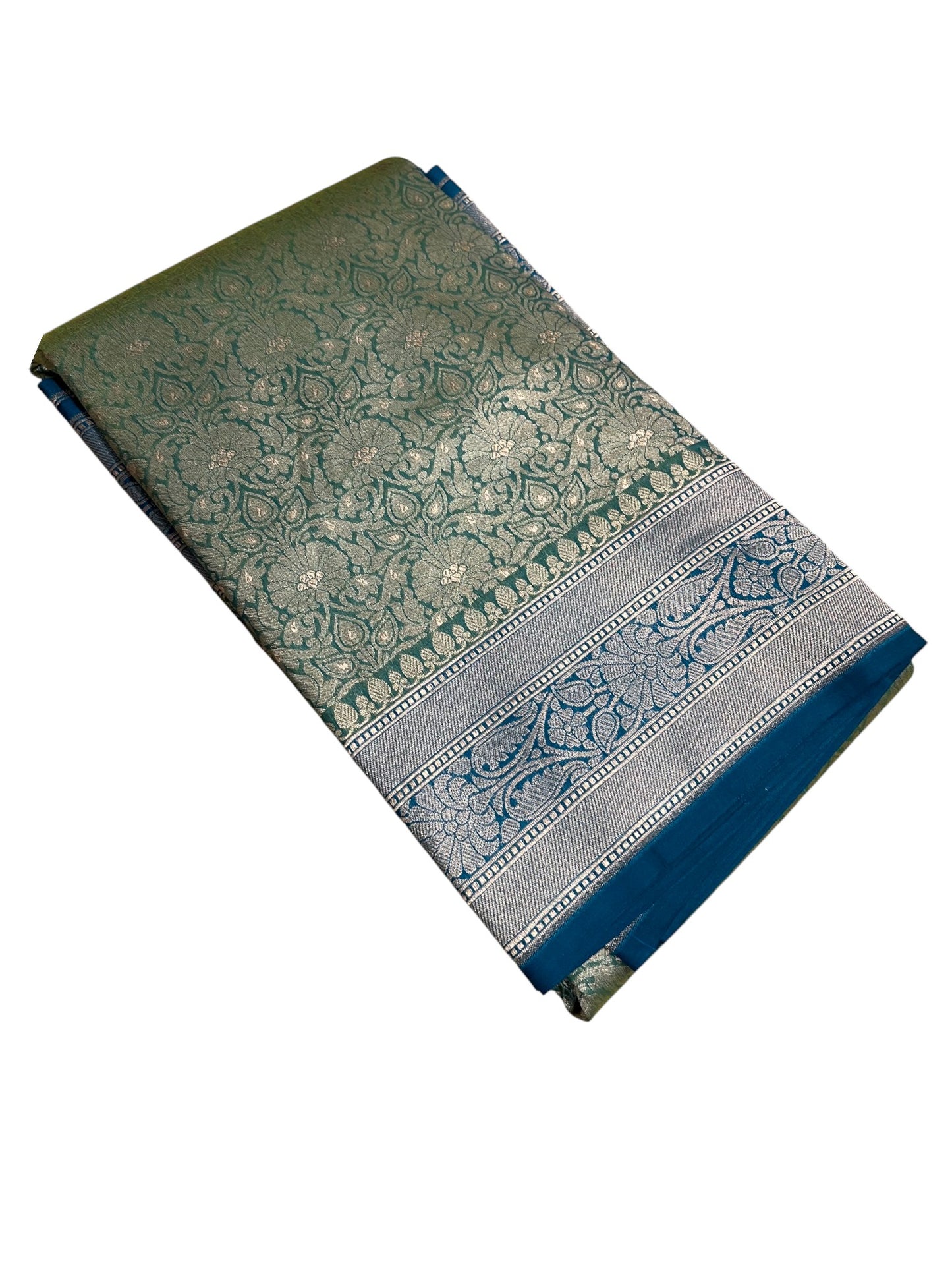 Southloom  Banarasi Silk Saree with Woven Work on Body and Borders