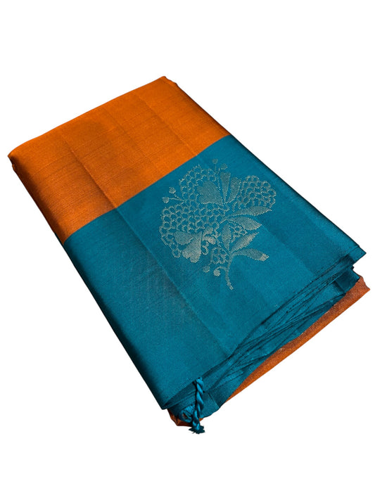 Southloom Pure Handloom Kanchipuram Silk Saree with Butta Work